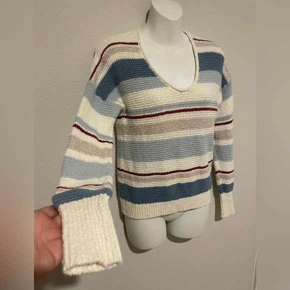 Abercrombie & Fitch Striped Sweater SZ S - Picture 3 of 7